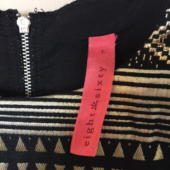 Eight Sixty Metallic Crop Top MATCHING SET - Picture 8 of 8